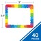 Carson Dellosa 40PC Boho Rainbow Name Tags, Colorful Nametags for Daycare Labels, Locker Organization, Hello My Name Is Stickers, Back to School Decor, Classroom Essentials, and Teacher Supplies